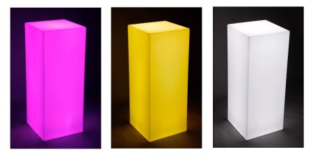 Светильник Колонна 30х30 питание от сети 220В, RGB