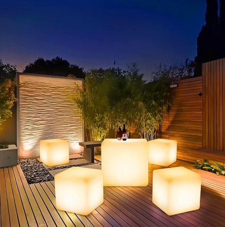 Светильник Куб 20 питание от сети 220В, RGB