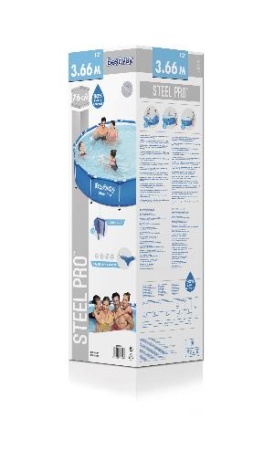 Bestway 56706 BW Каркасный бассейн Steel Pro 366х76см, 6473л